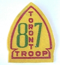 Filename=Toronto_087th_Troop_felt.jpg
Filesize=151KiB
Dimensions=788x855
Date added=%590 %27, %2022 Toronto_087th_Troop_felt.jpg
